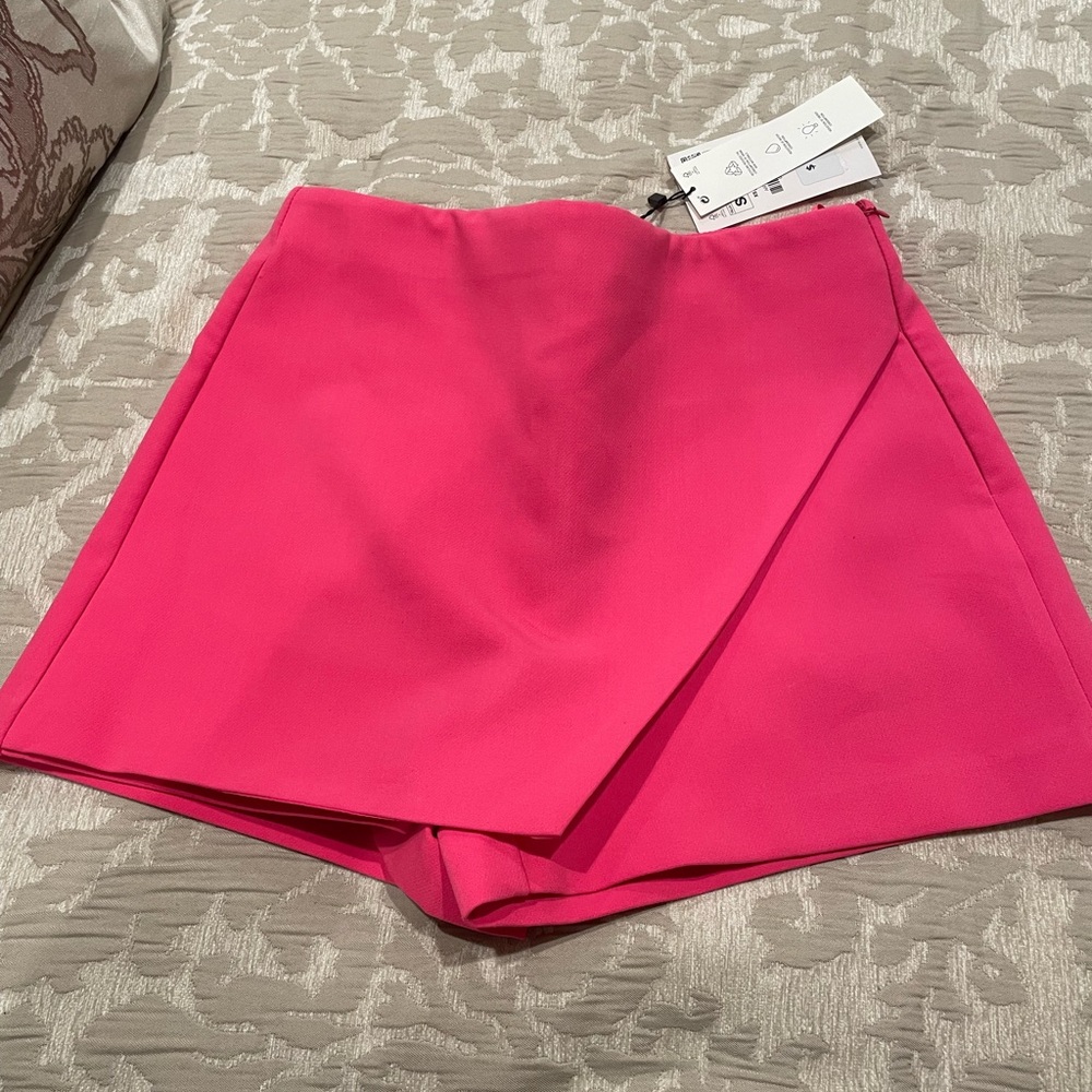 Zara Pink Skort NWT